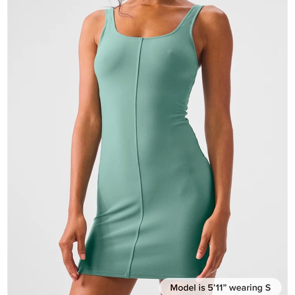 alo dress green Yoga | Dresses | Alosoft Head Start Botanical XSCAPE EVENINGS